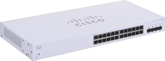 Cisco CBS220-24T Managed L2 Switch με 24 Θύρες Gigabit (1Gbps) Ethernet και 4 SFP Θύρες - Image 3