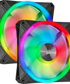 Corsair iCUE QL140 RGB Case Fan με Σύνδεση 4-Pin PWM 2τμχ