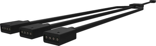 CoolerMaster LED Splitter/Extension Cable 1-3 RGB splitter Cable 0.58m, Black (R4-ACCY-RGBS-R2) - Image 3