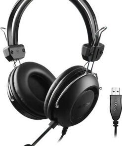 A4Tech HU-35 Over Ear Multimedia Ακουστικά με μικροφωνο και σύνδεση USB-A