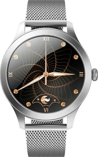 MaxCom Fit FW42 40mm Smartwatch με Παλμογράφο (Ασημί)