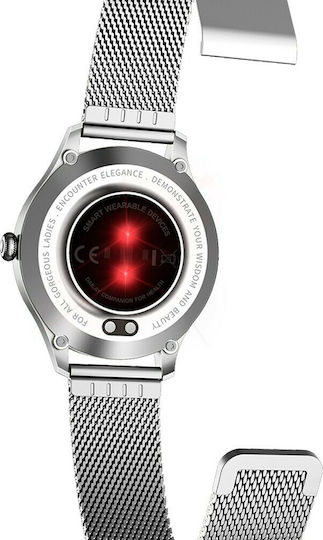 MaxCom Fit FW42 40mm Smartwatch με Παλμογράφο (Ασημί) - Image 7