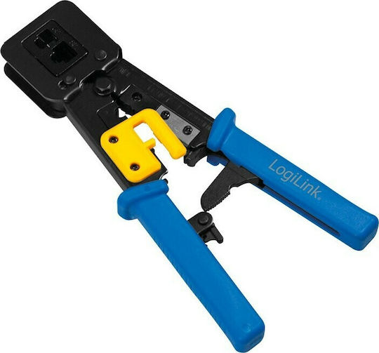 LogiLink Πρέσα Ακροδεκτών Δικτύου RJ12, RJ11, RJ45 με Απογυμνωτή (Μήκος 220mm) WZ0037 - Image 3