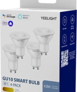 Alternative view of Yeelight Smart Λάμπες YLDP004 LED 4.8W για Ντουί GU10 Θερμό Λευκό 350lm Dimmable 4τμχ YLDP004