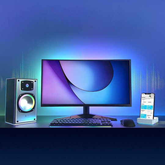 TP-LINK Smart Ταινία LED Wi-Fi 220V RGB Φως 5m με Τροφοδοτικό & WiFi Controller L900-5 - Image 4