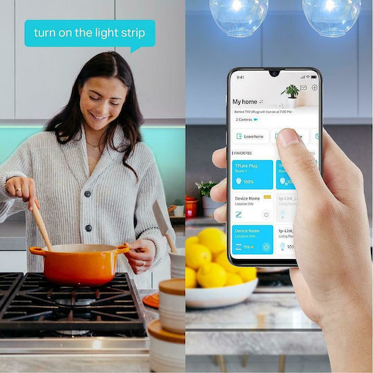 TP-LINK Smart Ταινία LED Wi-Fi 220V RGB Φως 5m με Τροφοδοτικό & WiFi Controller L900-5 - Image 6