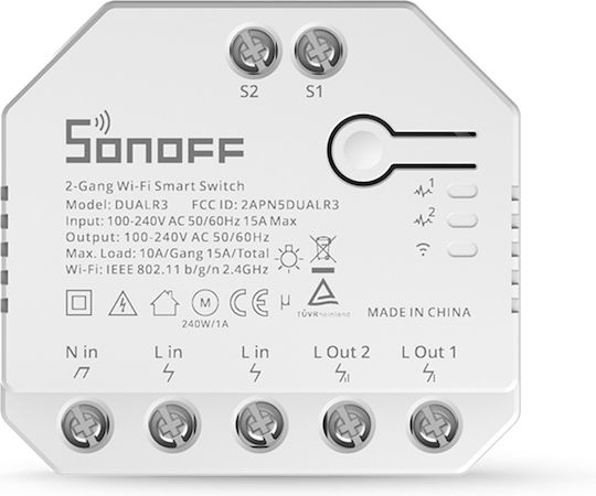 Sonoff Dual R3 Smart Switch 2 Καναλιών Wi-Fi 15A - Image 2