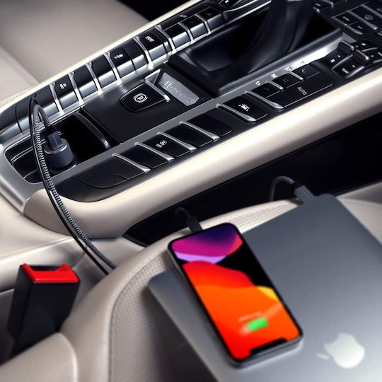 Satechi Φορτιστής Αυτοκινήτου 72W 3A με Θύρες: 1xUSB 1xType-C Μαύρος ST-TCPDCCM - Image 6