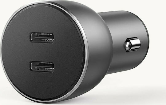 Ugreen CD213 Φορτιστής Αυτοκινήτου 40W 3A Γρήγορης Φόρτισης με Θύρες: 2xType-C Γκρι Χρώμα 70594 - Image 6