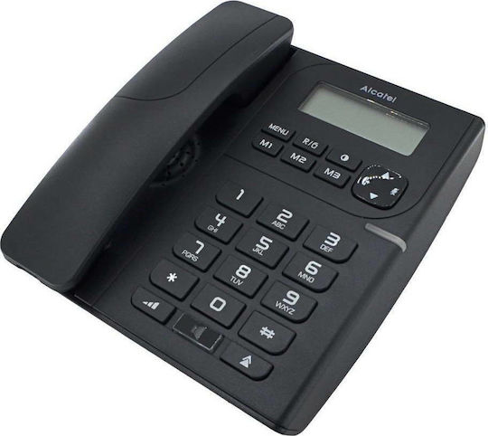 Alcatel T58 Ενσύρματο Τηλέφωνο Γραφείου Μαύρο - Image 3