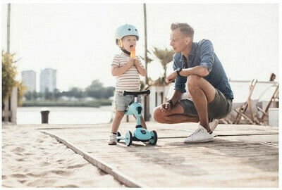 Scoot & Ride Παιδικό Πατίνι Ηighwaykick 1 Τρίτροχο με Κάθισμα για 1-5 Ετών Γαλάζιο 96352 - Image 5