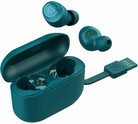 Jlab GO Air Pop In-ear Bluetooth Handsfree Ακουστικά με Αντοχή στον Ιδρώτα και Θήκη Φόρτισης Teal - Image 3
