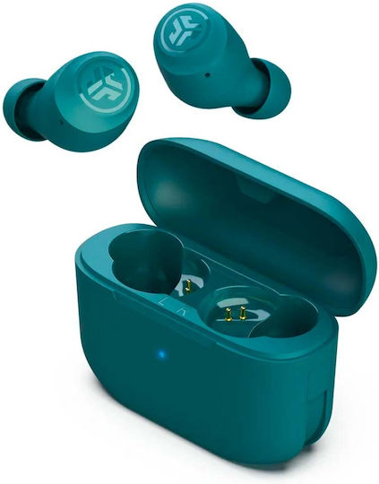 Jlab GO Air Pop In-ear Bluetooth Handsfree Ακουστικά με Αντοχή στον Ιδρώτα και Θήκη Φόρτισης Teal