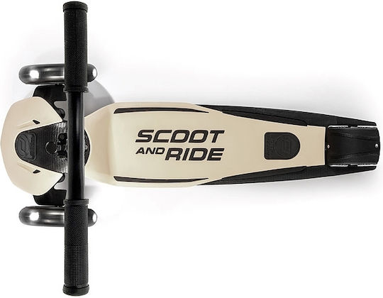 Scoot & Ride Παιδικό Πατίνι Αναδιπλούμενο Highwaykick 5 Led Τρίτροχο για 5+ Ετών Λευκό 96440 - Image 2