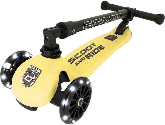 Scoot & Ride Παιδικό Πατίνι Αναδιπλούμενο Highwaykick 3 Τρίτροχο για 3-6 Ετών Κίτρινο 96358 - Image 4