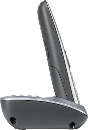 Gigaset E560A Ασύρματο Τηλέφωνο με Ελληνικό Μενού Μαύρο - Image 6