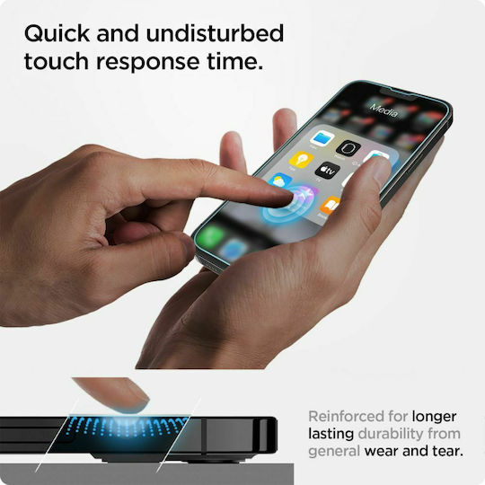 Spigen Tr Ez Fit 2 Pack Transparency Iphone 14/iphone 13 Pro Iphone 13 Agl03385 - Image 7