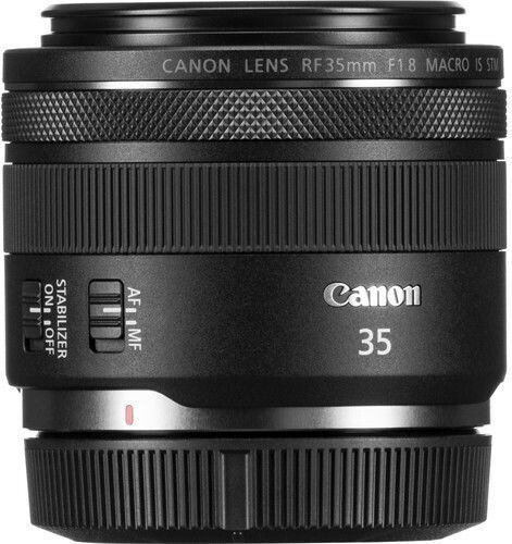 Canon Full Frame Φωτογραφικός Φακός RF 35mm F1.8 IS STM Wide Angle / Macro για Canon RF Mount Μαύρος - Image 4
