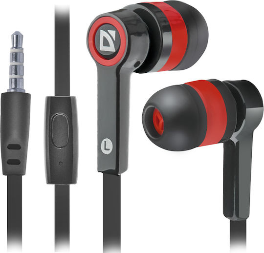 Defender Pulse 420 In-ear Handsfree με Βύσμα 3.5mm Κόκκινο