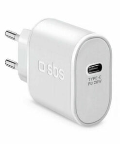 SBS Φορτιστής Χωρίς Καλώδιο με Θύρα USB-C 20W Power Delivery Λευκός (TETR1CPD20)