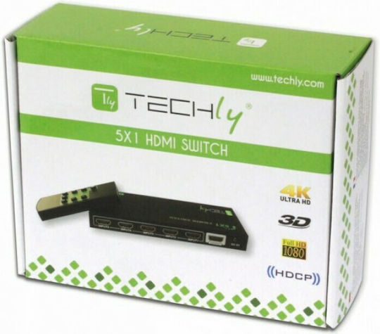 Techly IDATA HDMI-4K51 HDMI Switch IDATA HDMI-4K51 - Image 7