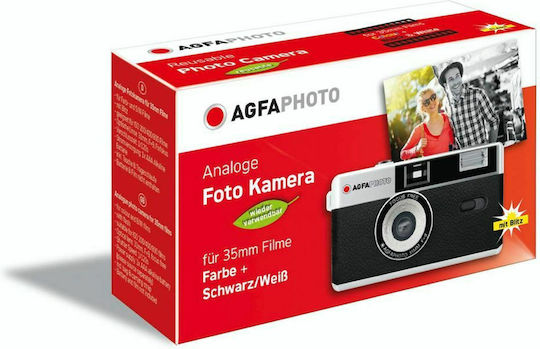 AgfaPhoto Analogue 35mm Φωτογραφική Μηχανή με Film Black - Image 9