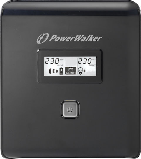 Powerwalker VI 1000 LCD UPS Line-Interactive 1000VA 600W με 4 Πρίζες - Image 4