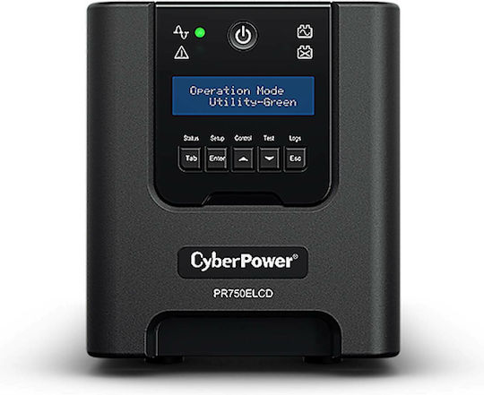 CyberPower PR750ELCD UPS Line-Interactive 750VA 675W με 6 IEC Πρίζες - Image 8