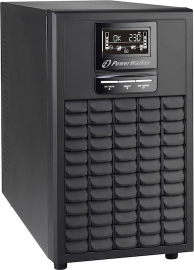 Powerwalker VFI 3000 CG PF1 UPS On-Line 3000VA 3000W με 9 IEC Πρίζες - Image 3