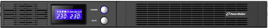 Powerwalker VI 750 R1U UPS Line-Interactive 750VA 450W με 4 IEC Πρίζες - Image 3