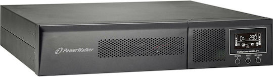 Powerwalker VFI 3000 RMG PF1 UPS On-Line 3000VA 3000W με 9 IEC Πρίζες - Image 3
