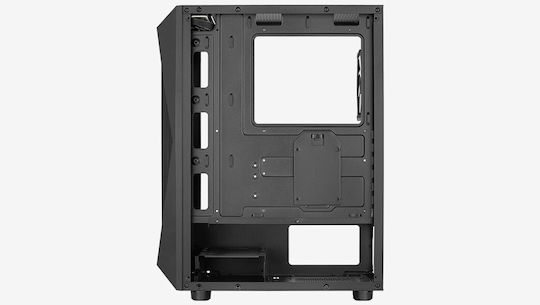 Aerocool Falcon-A-BK-V1 Gaming Midi Tower Κουτί Υπολογιστή με Πλαϊνό Παράθυρο και RGB Φωτισμό Μαύρο - Image 7