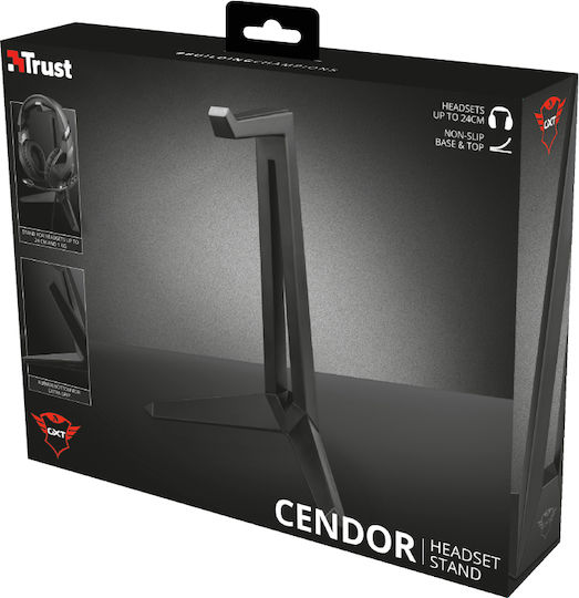 Trust GXT 260 Cendor Επιτραπέζια Βάση Ακουστικών Μαύρη - Image 5