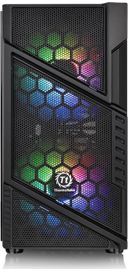 Thermaltake Commander C31 TG ARGB Edition Gaming Midi Tower Κουτί Υπολογιστή με Πλαϊνό Παράθυρο Μαύρο - Image 6
