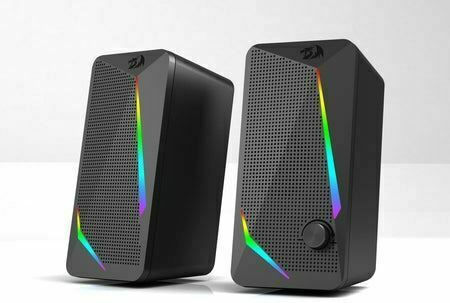 Redragon GS510 Waltz Ηχεία Υπολογιστή 2.0 με RGB Φωτισμό και Ισχύ 6W σε Μαύρο Χρώμα - Image 2