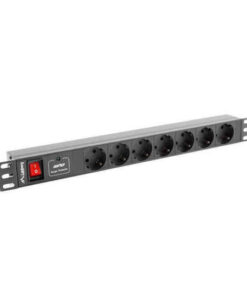 Lanberg Πολύπριζο Rack PDU-07F-0200-BK 1τμχ