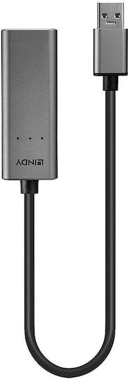 Lindy 43313 USB Αντάπτορας Δικτύου για Ενσύρματη σύνδεση Ethernet - Image 2