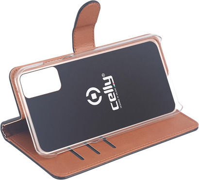 Celly Wally Book Δερματίνης Μαύρο (iPhone 13) WALLY1007 - Image 3