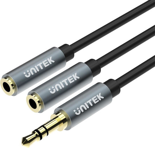 Unitek Μετατροπέας 3.5mm male σε 3.5mm 2x female 1τμχ Y-C956ABK - Image 4