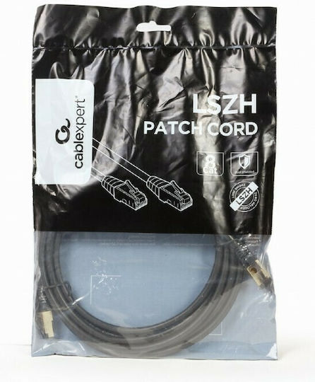 Cablexpert S/FTP Cat.8 Καλώδιο Δικτύου Ethernet 15m Μαύρο 1τμχ PP8-LSZHCU-BK-15M - Image 3