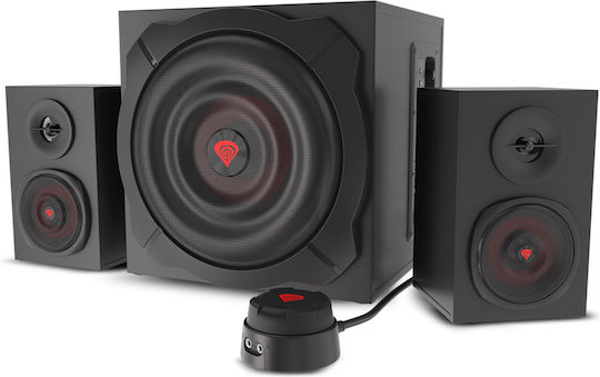 Genesis Helium 610BT Ηχεία Υπολογιστή 2.1 με Bluetooth και Ισχύ 60W σε Μαύρο Χρώμα - Image 3