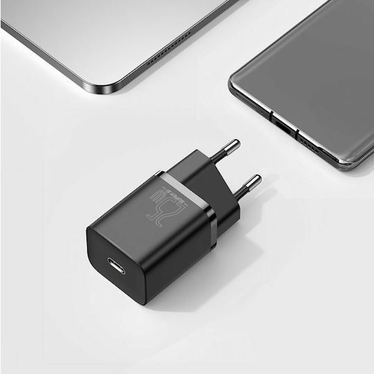 Baseus Φορτιστής Χωρίς Καλώδιο με Θύρα USB-C 25W Μαύρος (Super Si 1C) - Image 9