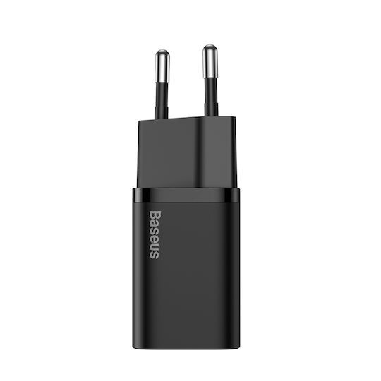 Baseus Φορτιστής Χωρίς Καλώδιο με Θύρα USB-C 25W Μαύρος (Super Si 1C) - Image 5