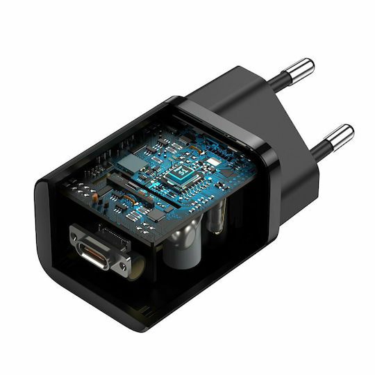 Baseus Φορτιστής Χωρίς Καλώδιο με Θύρα USB-C 25W Μαύρος (Super Si 1C) - Image 6