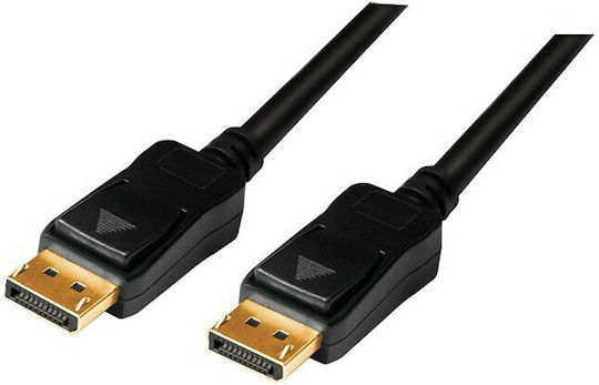 LogiLink Cable DisplayPort male - DisplayPort male 15m Μαύρο (CV0113) - Image 2