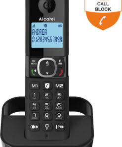 Alternative view of Alcatel F860 Ασύρματο Τηλέφωνο με Ελληνικό Μενού Μαύρο