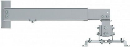 Manhattan Βάση Projector Τοίχου ICA-PM 16 με Μέγιστο Φορτίο 20kg Ασημί - Image 3