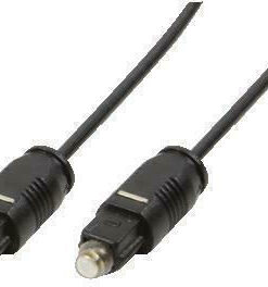 Alternative view of LogiLink Optical Audio Cable TOS male - TOS male Μαύρο 2m (CA1008)