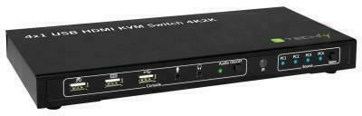 Techly 4x1 USB HDMI KVM Switch 4Kx2K - Image 2