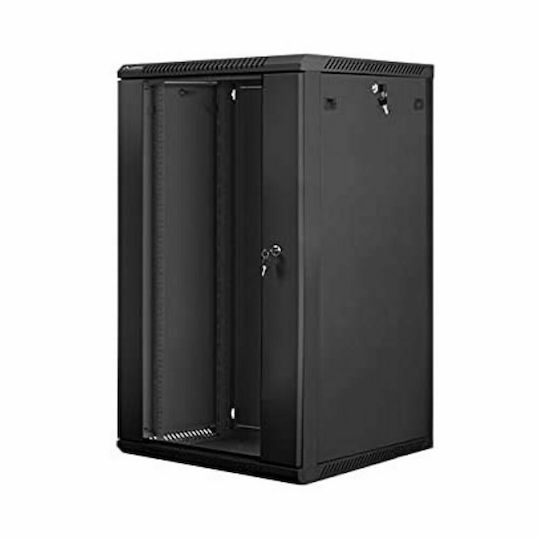 Lanberg Επιτοίχια Καμπίνα Rack 22U 60x60x108.5cm Μαύρο WF01-6622-10B - Image 2